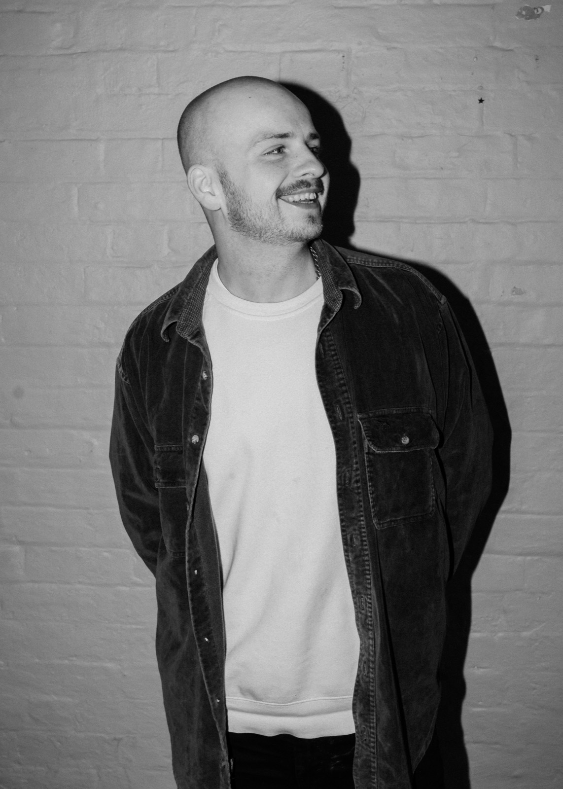 Ben Callaghan, Melbourne cinematographer - black and white press portrait by Jacob Gullotti